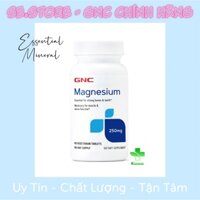 [CHÍNH HÃNG] Viên uống bổ sung Magie - GNC Magnesium 250mg
