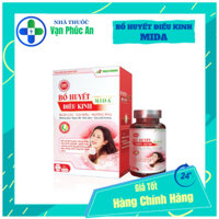 [CHÍNH HÃNG] Viên Uống Bổ Huyết Điều Kinh Mida - Bồi Bổ Khí Huyết, Điều Hòa Kinh Nguyệt (Lọ 30v)