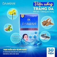 (Chính hãng) Viên uống Damian Dakami giúp làm trắng sáng da, cải thiện nếp nhăn, khô da, mờ nám và sạm da