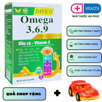 [CHÍNH HÃNG] Viên uống Davico Omega 3.6.9, hỗ trợ giảm cholesterol máu, giảm nguy cơ xơ vữa động mạch