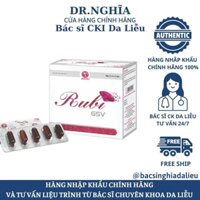 [CHÍNH HÃNG] Viên Uống Đẹp Da Rubi GSV Ngừa Nám, Sạm, Bổ Sung Vitamin 60 Viên BS NGHĨA