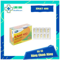 [Chính Hãng] Viên uống ENAT 400IU Vitamin E (Hộp 30 viên)