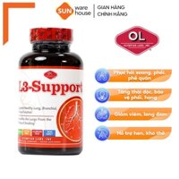 Chính hãng Viên Uống Hỗ Trợ Chức Năng Phổi, Phế Quản Và Xoang Olympian labs L3 Support 30 Viên