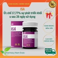 [CHÍNH HÃNG] Viên uống ISA hỗ trợ nâng cao hệ miễn dịch, giảm tác dụng phụ hóa xạ trị (lọ 30 viên)