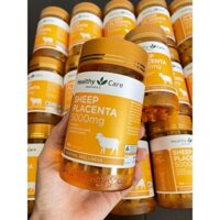 [Chính Hãng] Viên Uống Nhau Thai Cừu Healthy Care Sheep Placenta 5000mg đẹp da, chống lão hoá, trắng da 100 viên
