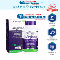 [CHÍNH HÃNG] Viên uống sinh lý cho nam giới từ Natrol L-Arginine 3000mg 90 viên