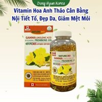 (CHÍNH HÃNG) Viên Uống Tinh Dầu Hoa Anh Thảo Hàn Quốc Gamma Linolenic Acid Làm Đẹp Da Ngăn Rụng Tóc