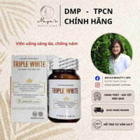 [CHÍNH HÃNG] VIÊN UỐNG TRIPLE WHITE - GLUTATHION 1200MG, LEUCOTOMOS 350MG VÀ GROWSEL VITAMIN C/Kẽm SÁNG DA, MỜ THÂM NÁM