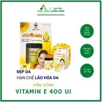 (Chính hãng) Viên uống Vitamin E 400 UI Benmax hỗ trợ làm đẹp da (Lọ/50 viên)