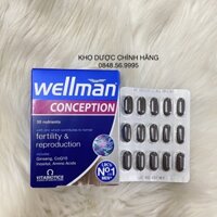 [CHÍNH HÃNG] Viên uống Wellman Conception cho Nam giới hộp 30 viên.manh13579.store
