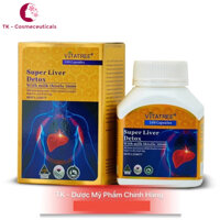 (CHÍNH HÃNG) Viên Uống Vitatree Super Liver Detox Giải Độc Gan, Bổ Gan - Hộp 80 Viên