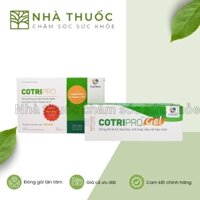 [Chính Hãng] Viên uống Cotripro hộp 20 viên và Tuýp bôi Cotripro Gel 25g