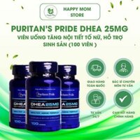 [Chính hãng] VIÊN UỐNG PURITAN’S PRIDE DHEA 25MG (100 VIÊN) - Viên uống tăng nội tiết tố nữ, hỗ trợ sinh sản