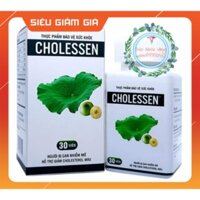 [Chính Hãng] Viên Uống Cholessen Hộp 30 viên- Hạ mỡ máu, giảm gan nhiễm mỡ.