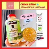 [CHÍNH HÃNG]  Vitamin E 400 IU 500 Viên Kirkland Của Mỹ date 2025