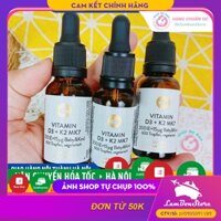 [CHÍNH HÃNG] Vitamin K2 D3 Mk7 SUNDAY NATURAL 20ml cho bé từ sơ sinh - Đức