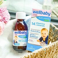 [CHÍNH HÃNG] Vitamin Tổng Hợp Wellbaby Cho Bé 150ml, Wellbaby 14 Vitamin Tăng Sức Đề Kháng Cho Bé