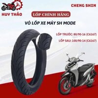 [Chính hãng] Vỏ lốp xe máy sh Mode Chengshin 80 90 16 và 100 90 14  Độ Bền Cao,Chịu Tải Tốt, vỏ không ruột