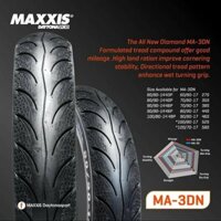 [CHÍNH HÃNG] Vỏ-Lốp xe máy Maxxis 3D cỡ 80-90-100/90-14 dành cho xe tay ga.