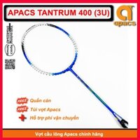 Chính hãng [Vợt cầu lông Apacs Tantrum 400 - 3U]  Cân bằng công thủ, đập tốt, tối ưu sức mạnh