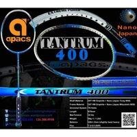 [Chính hãng] Vợt cầu lông Apacs Tantrum 400 - 3U - Sắc xanh tươi mới năng động - Có tặng lưới