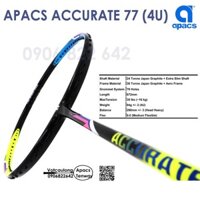 [Chính hãng]_ Vợt cầu lông Apacs Accurate 77 (4U) | Nhanh nhẹn linh hoạt