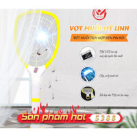 [CHÍNH HÃNG] Vợt đuổi muỗi Mỹ Linh 2 in 1,vừa là vợt muỗi cầm tay,vừa có đèn pin có thể tháo rời để sử dụng