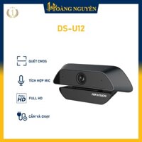 [CHÍNH HÃNG] Webcam HIKVISION DS-U12 -Hình Ảnh Chất Lượng Cao, Độ Phân Giải 1920 × 1080, Kết Nối USB 2.0