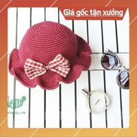 [Chinh Hang] [Xả Hàng] Mũ Trẻ Vành sóng - Mũ bé gái - Mũ trẻ em dễ thương - Mũ mùa hè