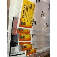 [CHÍNH HÃNG] Xấp 20 tơ GIẤY VẼ MÀU NƯỚC BAOHONG LOẠI TỐT 100% COTTOnN 300gsm, 200gsm A3 27*38cm