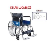 [Chính Hãng] Xe lăn Lucass X9, xe lăn phổ biến được dùng nhiều nhất, chứng chỉ: FDA của Mỹ, TUV, ISO 9001