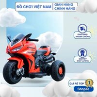 [Chính hãng] Xe máy điện trẻ em RR1000 cho bé từ 1 - 5 tuổi, chịu tải 40kg có đèn đầy đủ, kèm sạc điện, Bảo hành 6 tháng