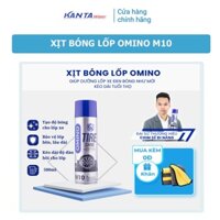 [CHÍNH HÃNG] - Xịt Dưỡng Bóng Vỏ Lốp Ô Tô OMINO M10 500ml, Phục Hồi Lốp Xe, Nhựa Đen