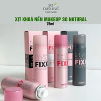 [CHÍNH HÃNG] Xịt Khoá Nền So Natural All Day Tight Makeup Setting Fixx 75ml – Giữ Lớp Trang Điểm Lâu Trôi, Kiềm Dầu Hiệu
