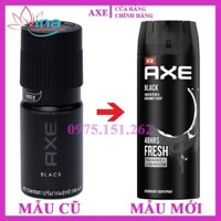 Chính hãng Xịt khử mùi Axe Black hương Nồng nàn chai 150ml