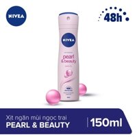 Chính hãng Xịt Ngăn Mùi Nivea Ngọc Trai Pearl & Beauty Anti-Perspirant Deodorant 150ml