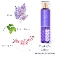 [Chính hãng] Xịt thơm toàn thân Bath & body works Body Mist Fresh Cut Lilacs fullsize 236ml
