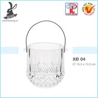 [Chính Hãng] Xô Đá XD04 Nhựa Trong Acrylic Cao Cấp Fataco Việt Nam - 2019