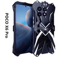 Chính Hãng Zimon Sang Trọng Mới Thor Hạng Nặng Giáp Kim Loại Nhôm Ốp Lưng Điện Thoại Xiaomi Poco X6 X5 F6 F5 Pro