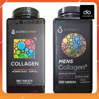 [Chính Hãng100%] [HCM]Collagen Nam – Youtheory Mens Collagen Type 1 2 & 3 Hộp 390 Viên