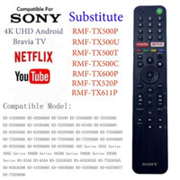 Chính hãng100% Remote Điều Khiển SONY Smart tivi Có Giọng nói  rmf-tx500p RMF-TX 520P RMF-TX500U RMF-TX520E RMF-TX520B KD43X8000H KD75X8500G KD75X9500G KD85X8000H KD85X8500G KD-43X8000H KD-49X8000H