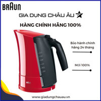 [CHÍNH HÃNG]Ấm đun nước siêu tốc Braun WK 300 RD màu đỏ - Hàng chính hãng - Công suất 2200W - Bảo hành 2 năm