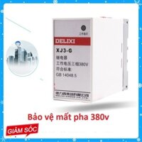 [CHÍNH HÃNG]Bảo vệ mất pha 380v DELIXI XJ3-G - bảo vệ mất pha, đảo pha,ngược pha nguồn 3 pha