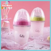 🍒CHÍNH HÃNG🍒BÌNH SỮA SILICON FATZ BABY 180ML FB0180C ( XANH)