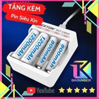 [Chính Hãng]Bộ 4 Pin Sạc BESTON AA/AAA