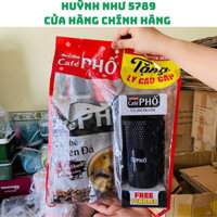 [CHÍNH HÃNG]CÀ PHÊ PHỐ ĐEN ĐÁ TẶNG LY KIM CƯƠNG Y hình( 35 GÓI / TÚI)