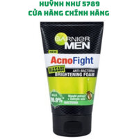 [CHÍNH HÃNG][Chỉ bán hàng thái]Sữa rửa mặt Garnier Men tạo bọt, ngừa mụn, sáng da 100ml Thái Lan