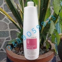 [Chính hãng]Dầu gội hạn chế gàu dành cho tóc dầu và khô Lakme K.Therapy Peeling Oily Hair Shampoo 1000ml