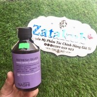 [Chính Hãng]Dầu gội khử ánh vàng Nashi Refress Silver extra white shampoo 250ml