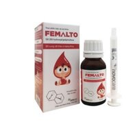 (CHÍNH HÃNG)Dung dịch uống sắt hữu cơ FEMALTO - sắt nhỏ giọt cho bé 15ml